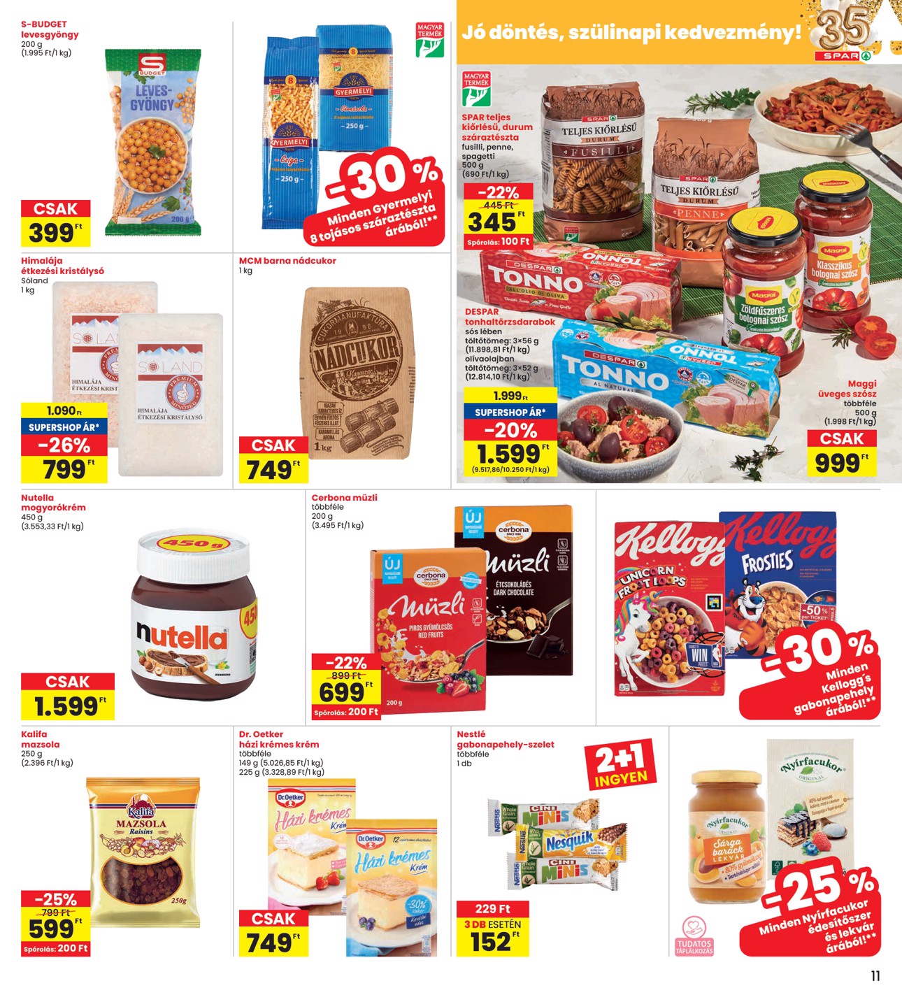 spar - INTERSPAR akciós újság, érvényes 2026.02.19. - 2026.02.25. - page: 11