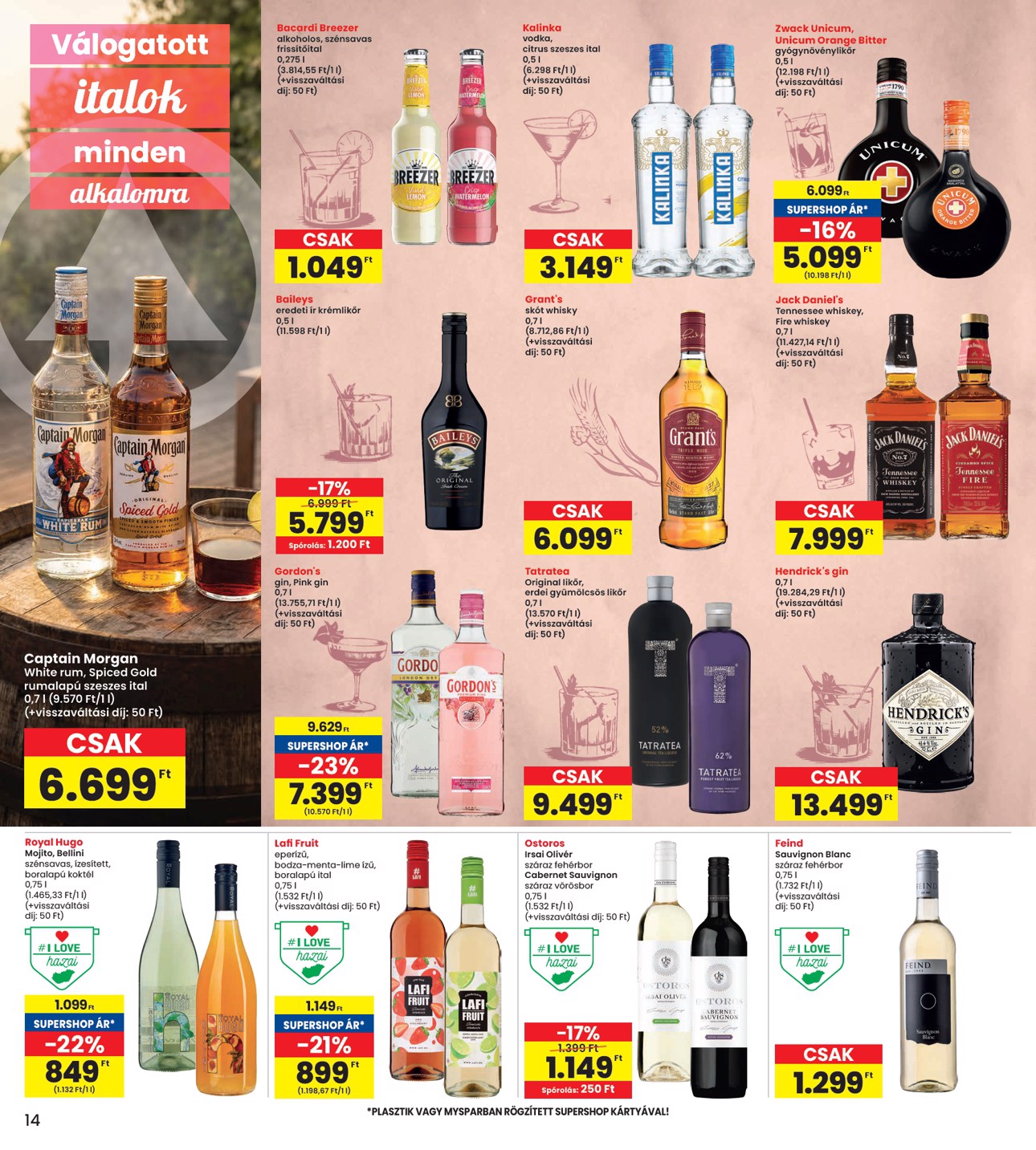 spar - INTERSPAR akciós újság, érvényes 2026.02.19. - 2026.02.25. - page: 14