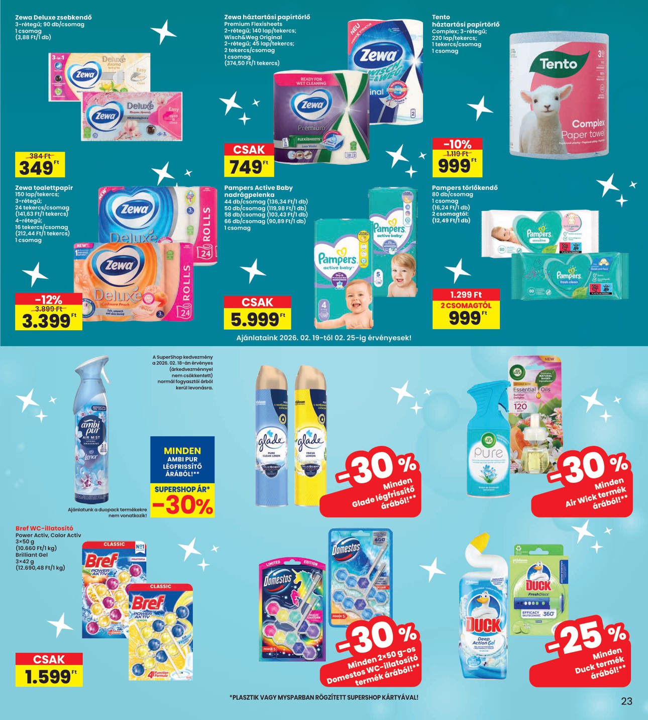 spar - INTERSPAR akciós újság, érvényes 2026.02.19. - 2026.02.25. - page: 23