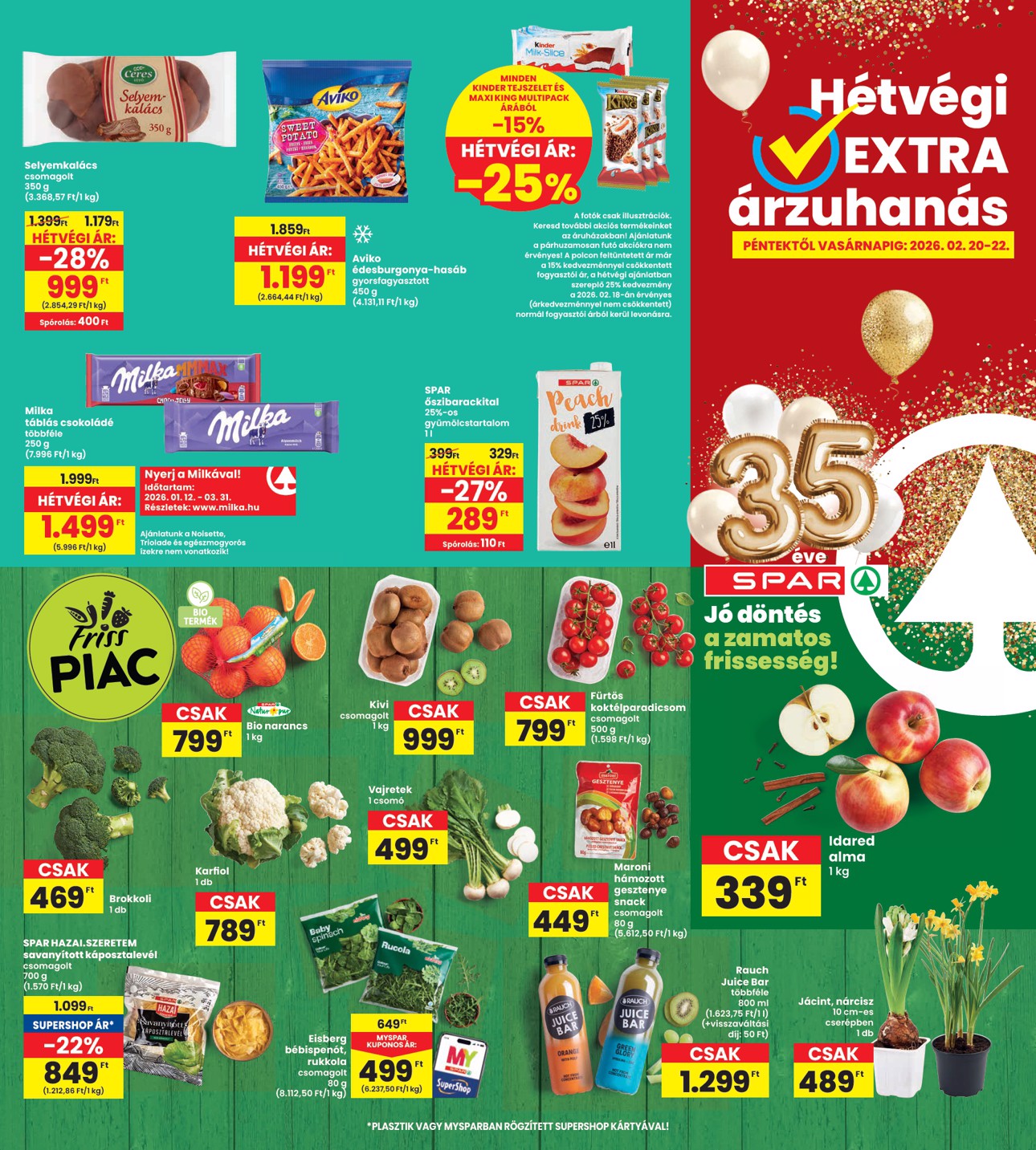spar - INTERSPAR akciós újság, érvényes 2026.02.19. - 2026.02.25. - page: 28