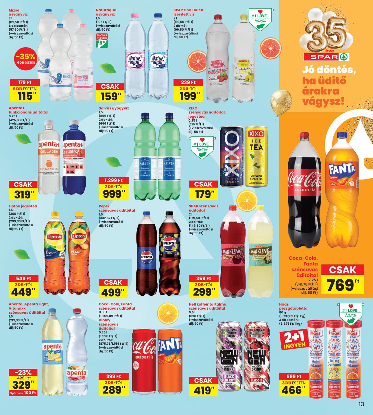 spar - INTERSPAR akciós újság, érvényes 2026.02.19. - 2026.02.25. - page: 13