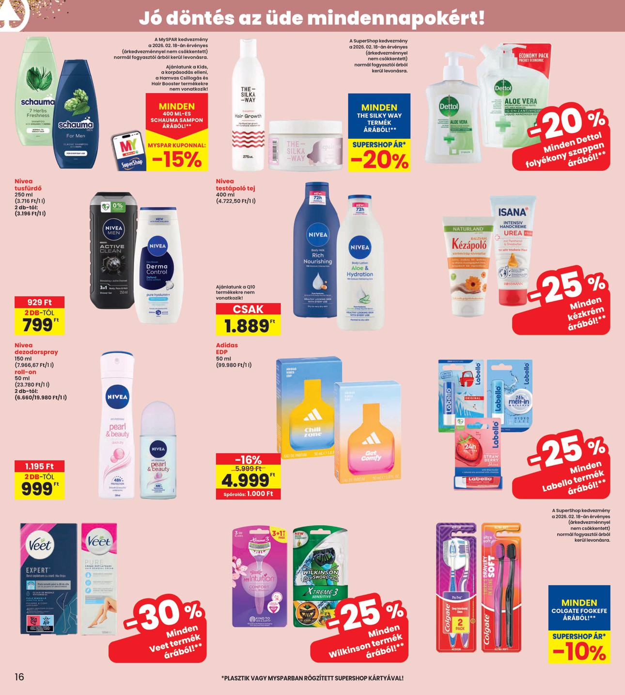 spar - INTERSPAR akciós újság, érvényes 2026.02.19. - 2026.02.25. - page: 16