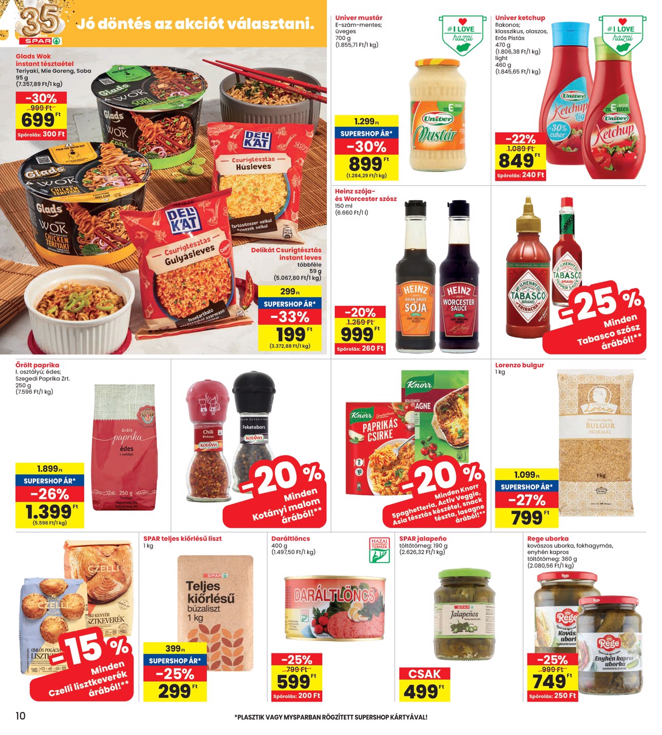 spar - INTERSPAR akciós újság, érvényes 2026.02.19. - 2026.02.25. - page: 10