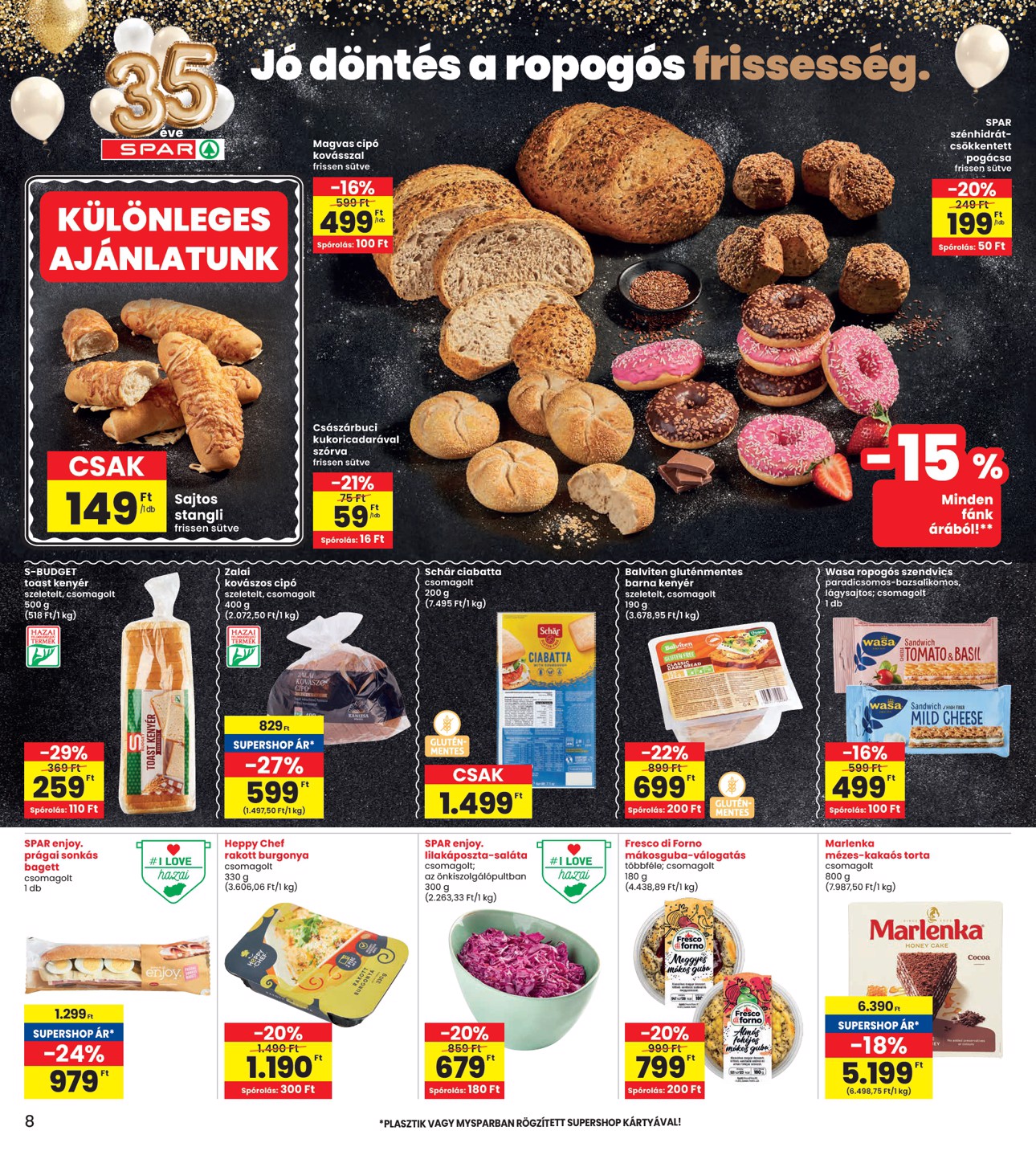 spar - INTERSPAR akciós újság, érvényes 2026.02.19. - 2026.02.25. - page: 8