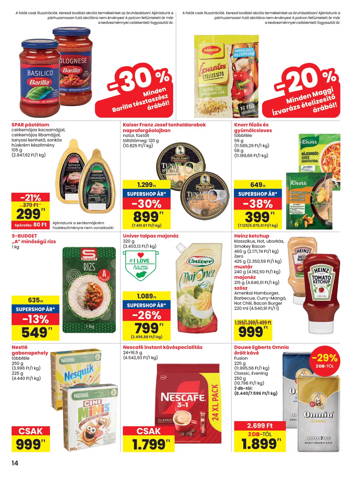 spar - SPAR akciós újság, érvényes 2026.02.26. - 2026.03.04. - page: 14