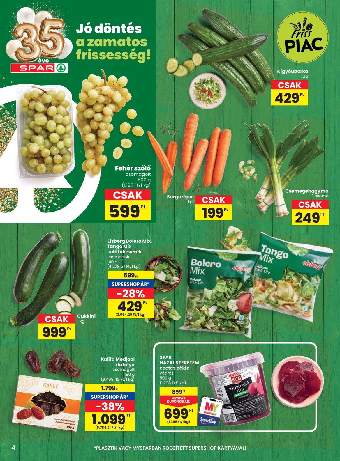 spar - SPAR akciós újság, érvényes 2026.02.26. - 2026.03.04. - page: 4