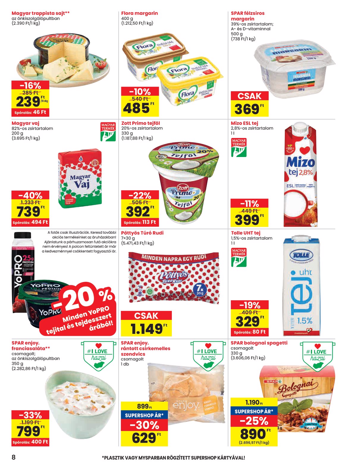 spar - SPAR akciós újság, érvényes 2026.02.26. - 2026.03.04. - page: 8