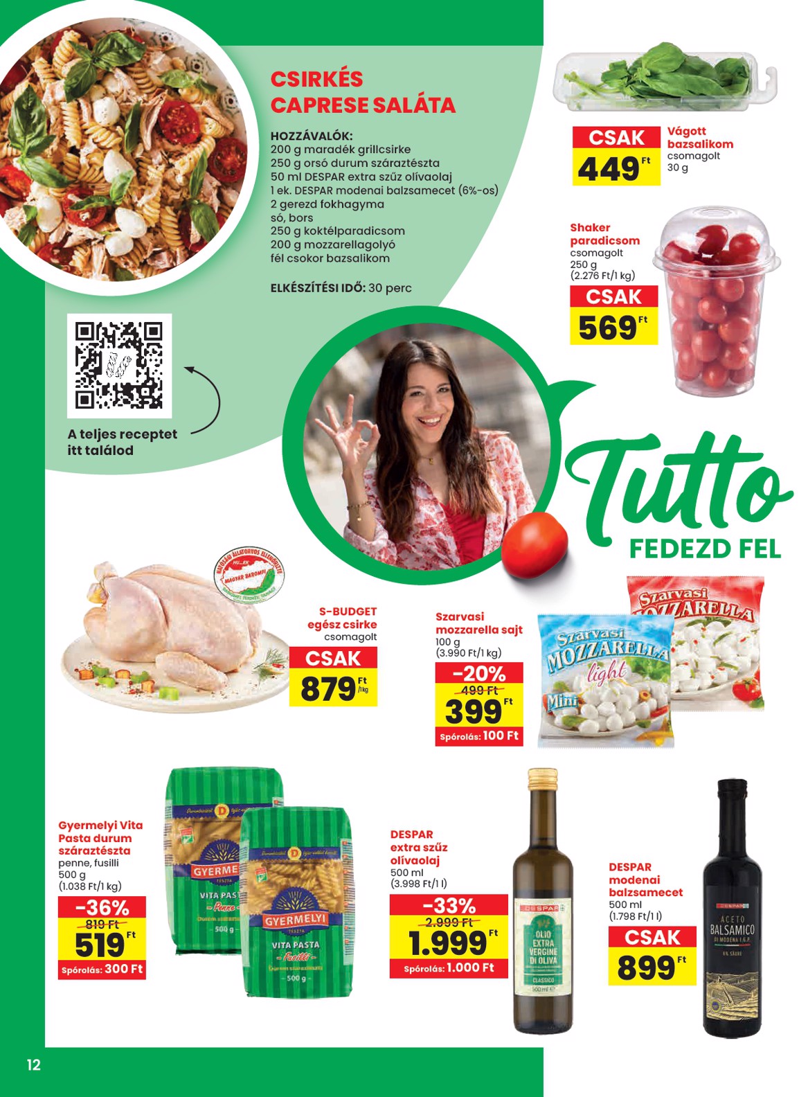 spar - SPAR akciós újság, érvényes 2026.02.26. - 2026.03.04. - page: 12