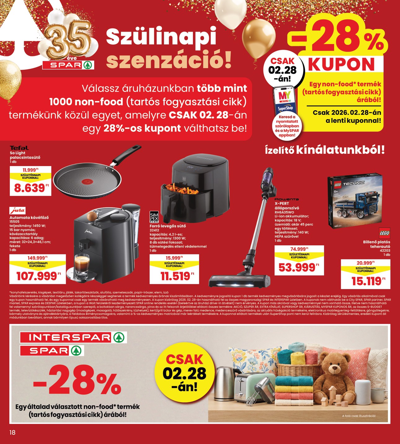 spar - INTERSPAR akciós újság, érvényes 2026.02.26. - 2026.03.04. - page: 18