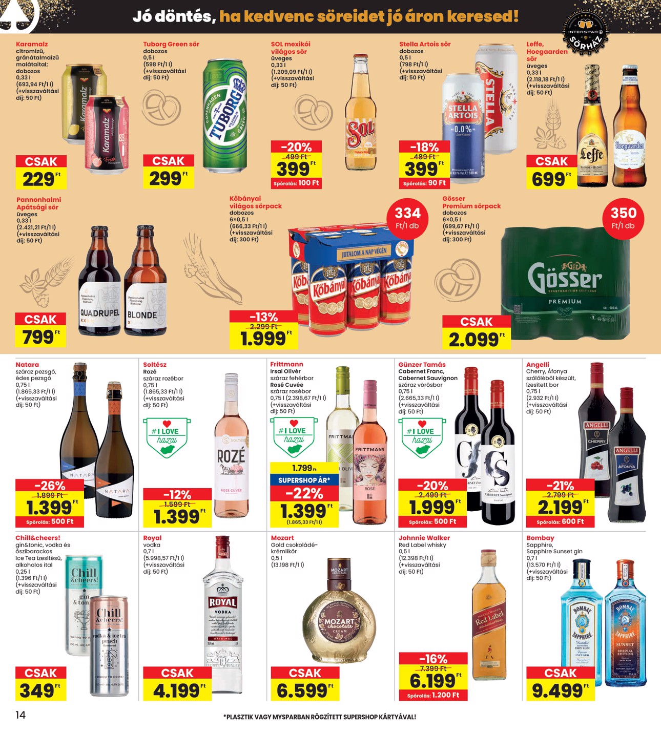 spar - INTERSPAR akciós újság, érvényes 2026.02.26. - 2026.03.04. - page: 14