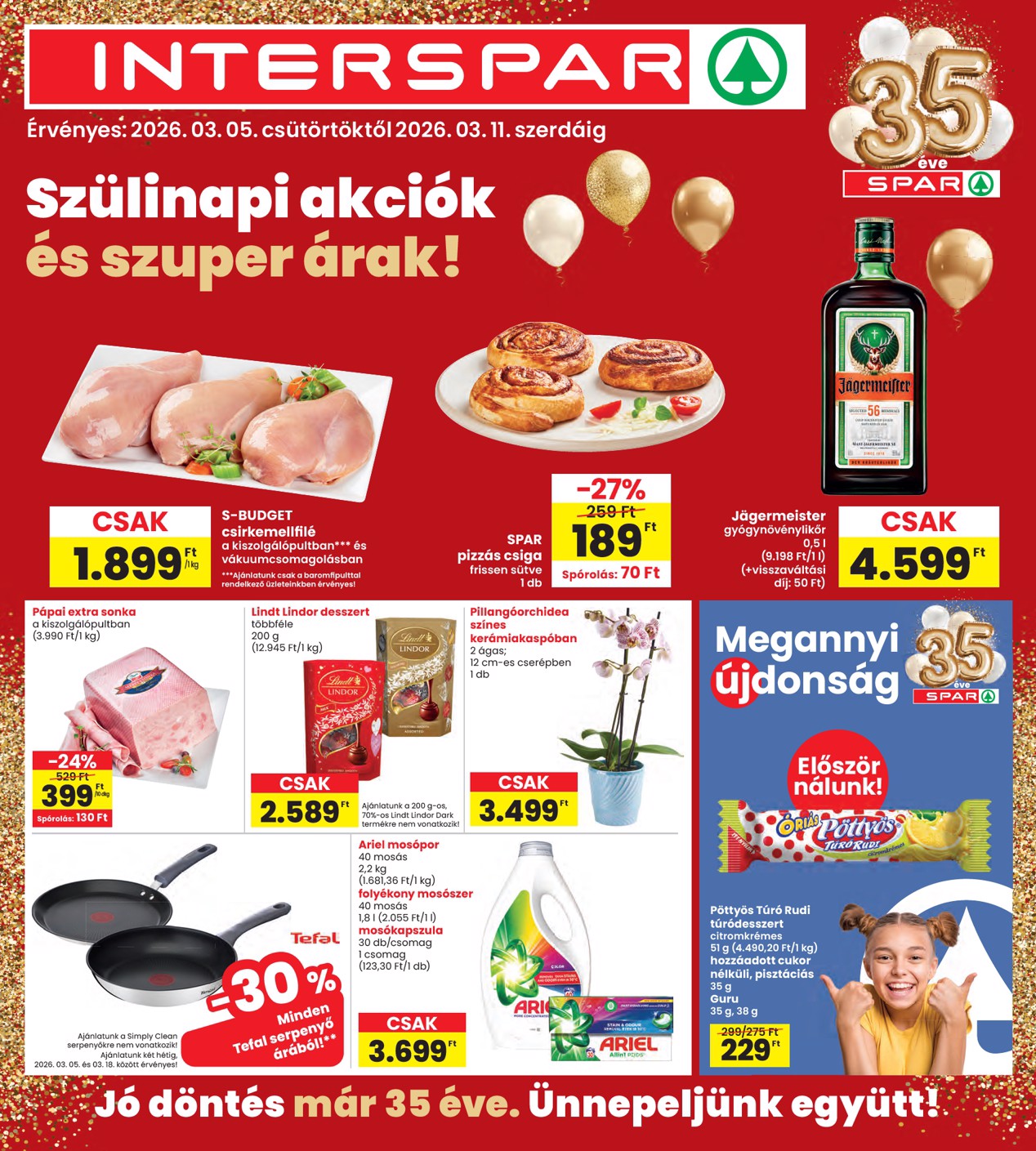 spar - INTERSPAR akciós újság, érvényes 2026.03.05. - 2026.03.11.