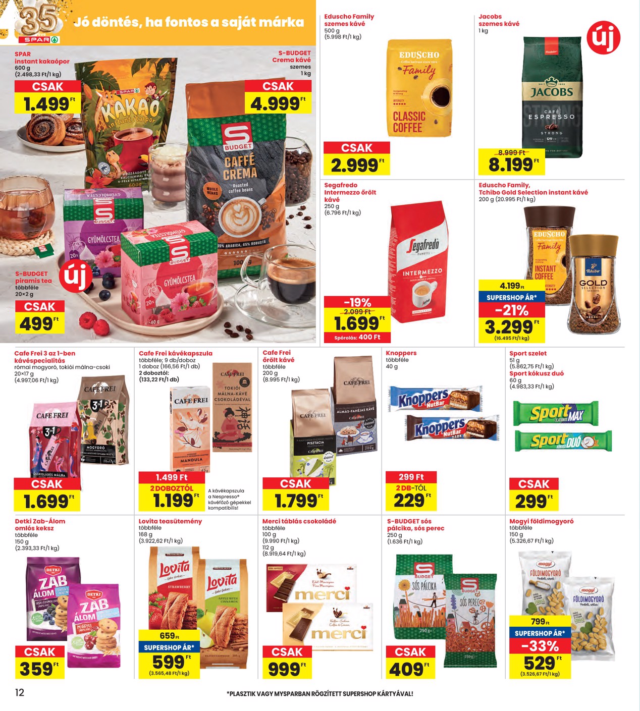 spar - INTERSPAR akciós újság, érvényes 2026.03.05. - 2026.03.11. - page: 12