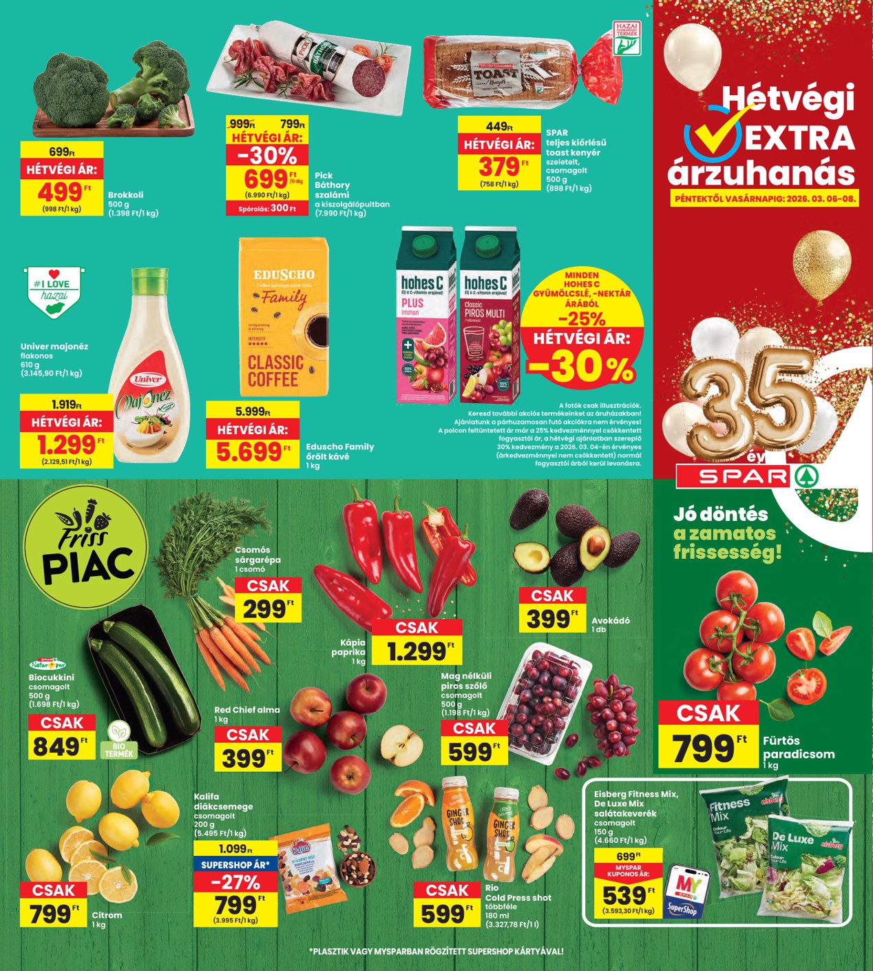 spar - INTERSPAR akciós újság, érvényes 2026.03.05. - 2026.03.11. - page: 20