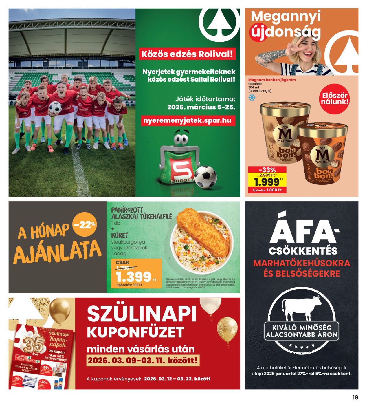 spar - INTERSPAR akciós újság, érvényes 2026.03.05. - 2026.03.11. - page: 19