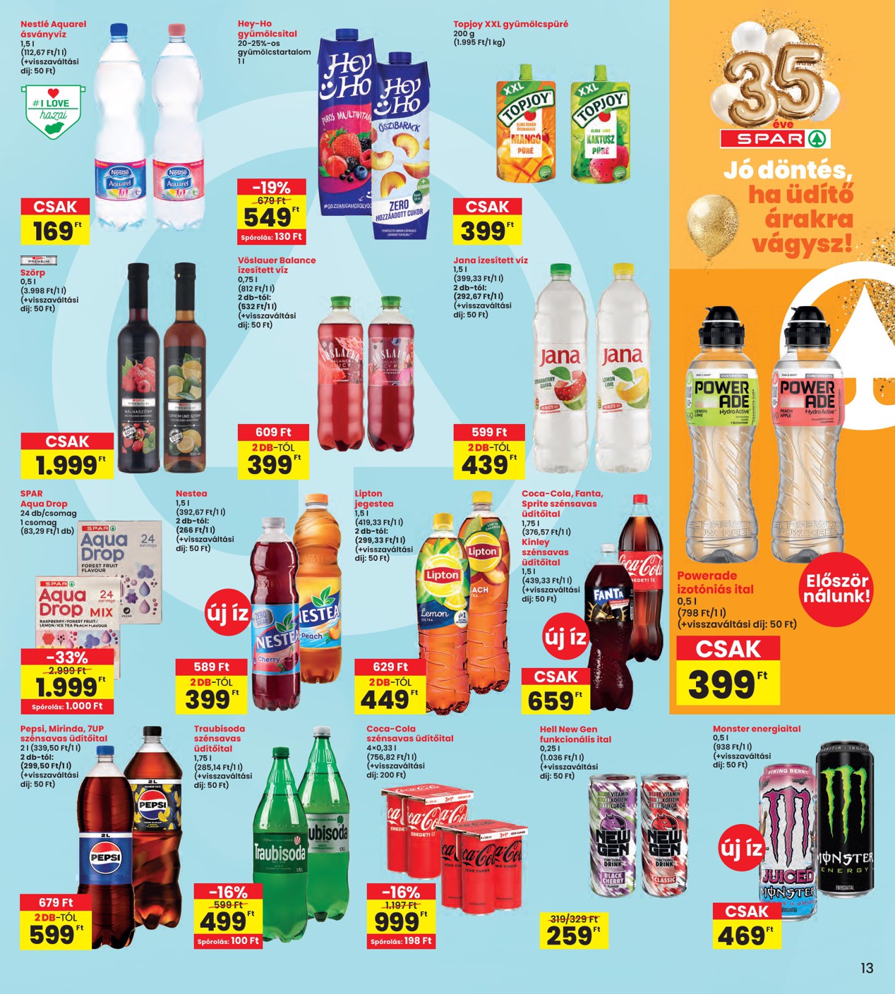 spar - INTERSPAR akciós újság, érvényes 2026.03.05. - 2026.03.11. - page: 13