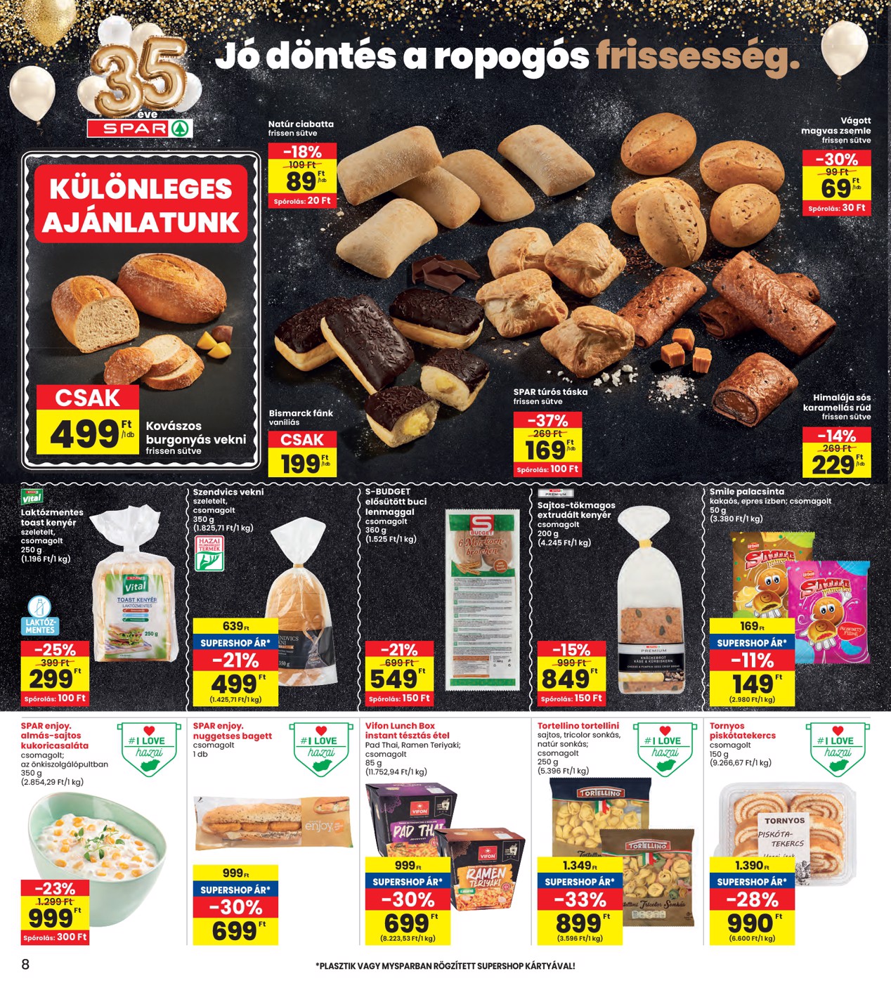 spar - INTERSPAR akciós újság, érvényes 2026.03.05. - 2026.03.11. - page: 8