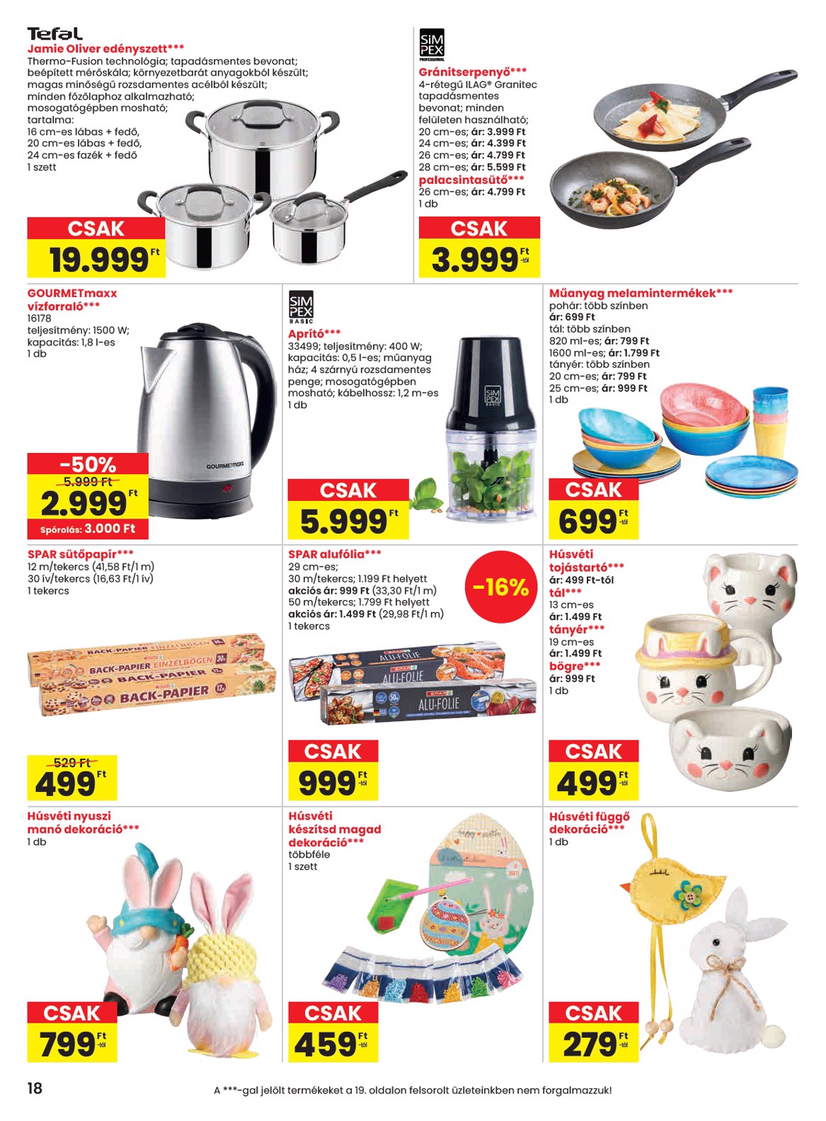 spar - SPAR akciós újság, érvényes 2026.03.05. - 2026.03.11. - page: 18