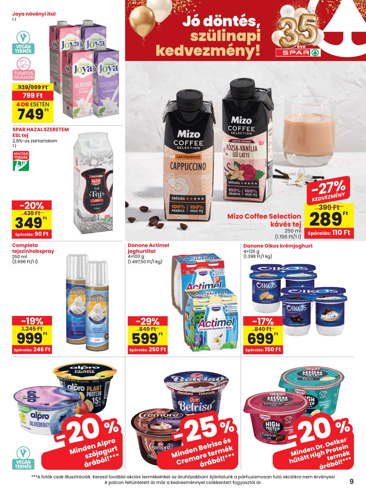 spar - SPAR akciós újság, érvényes 2026.03.05. - 2026.03.11. - page: 9