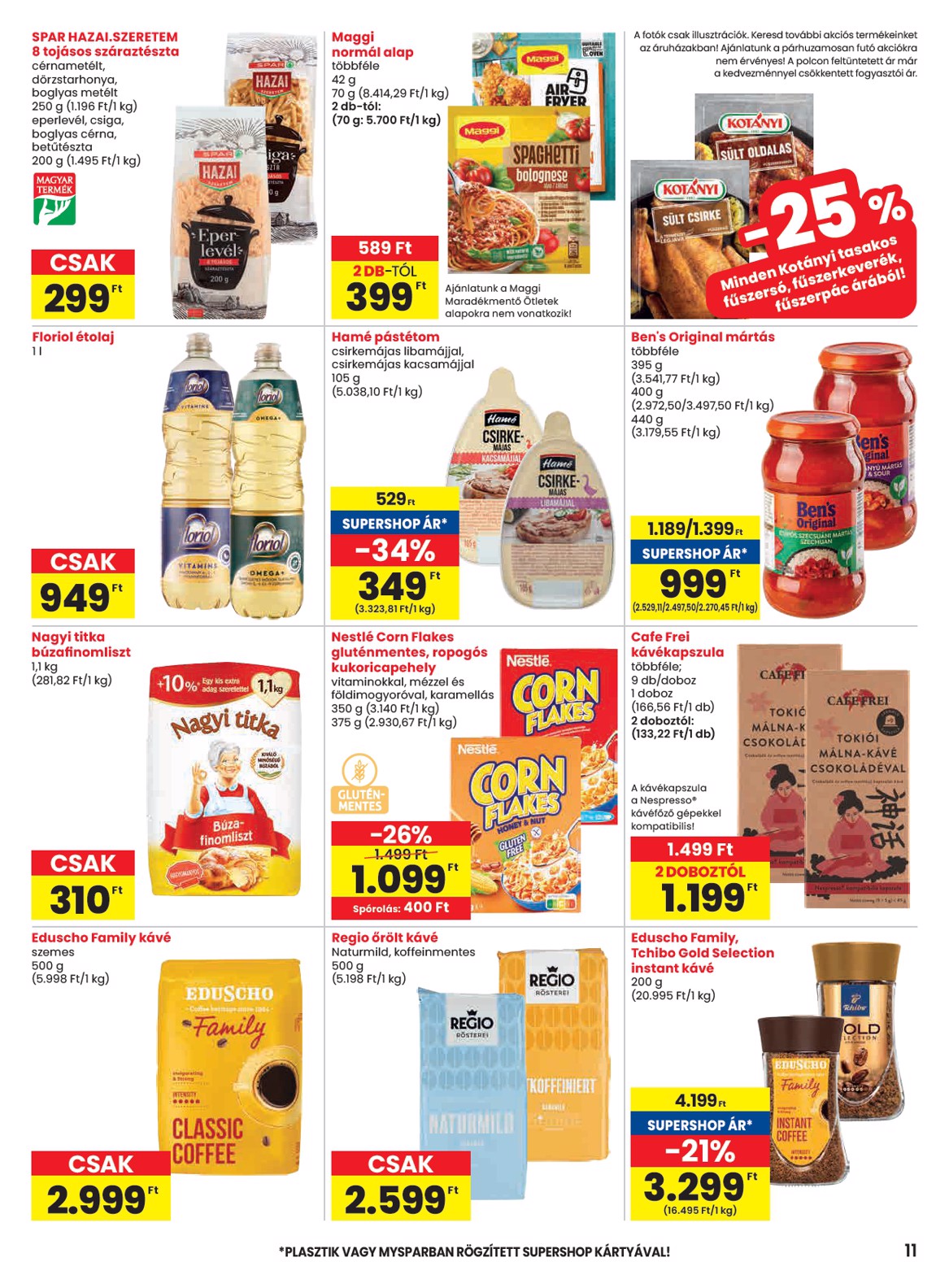 spar - SPAR akciós újság, érvényes 2026.03.05. - 2026.03.11. - page: 11