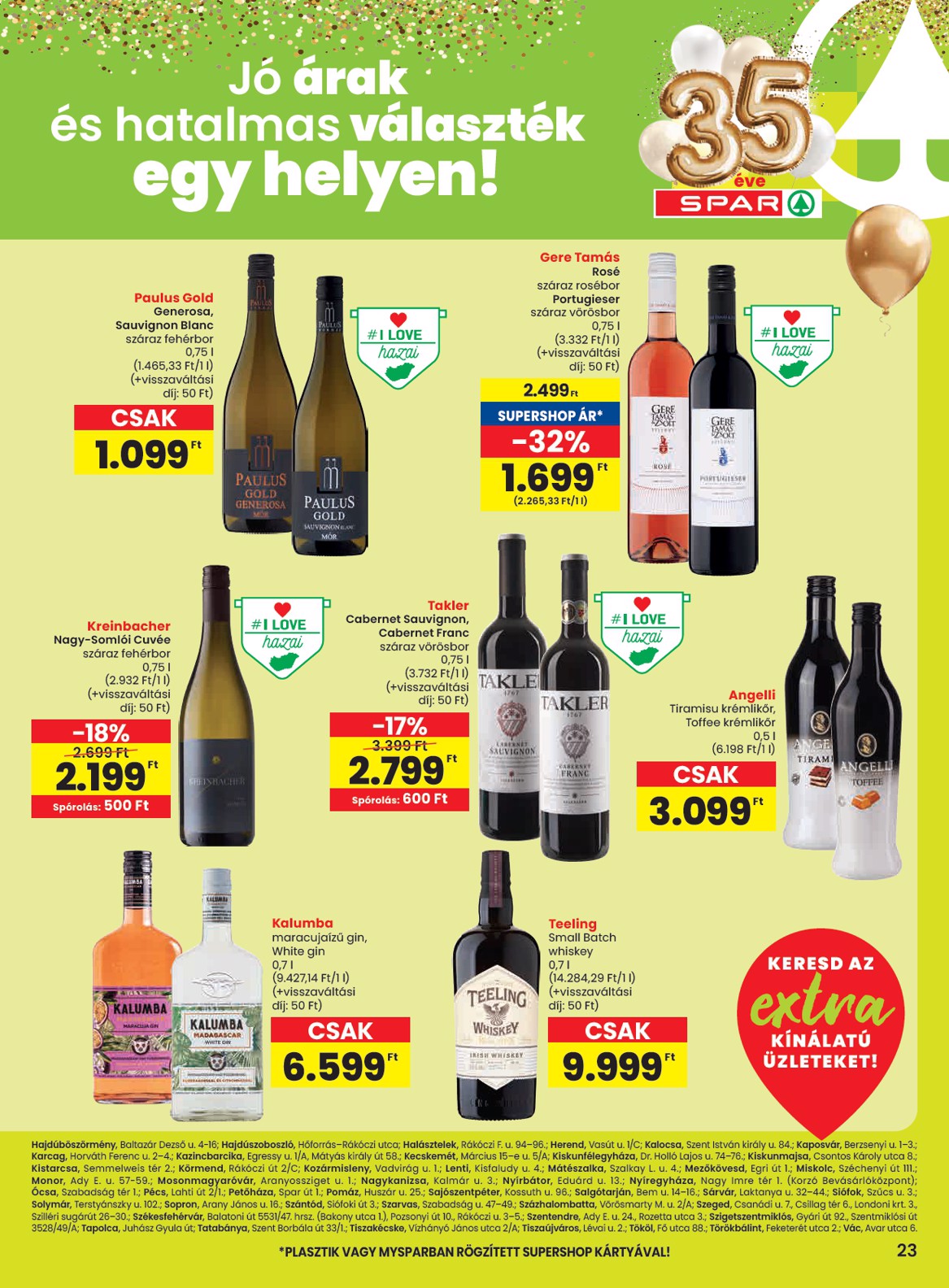 spar - SPAR - Extra akciós újság, érvényes 2026.03.12. - 2026.03.18. - page: 8