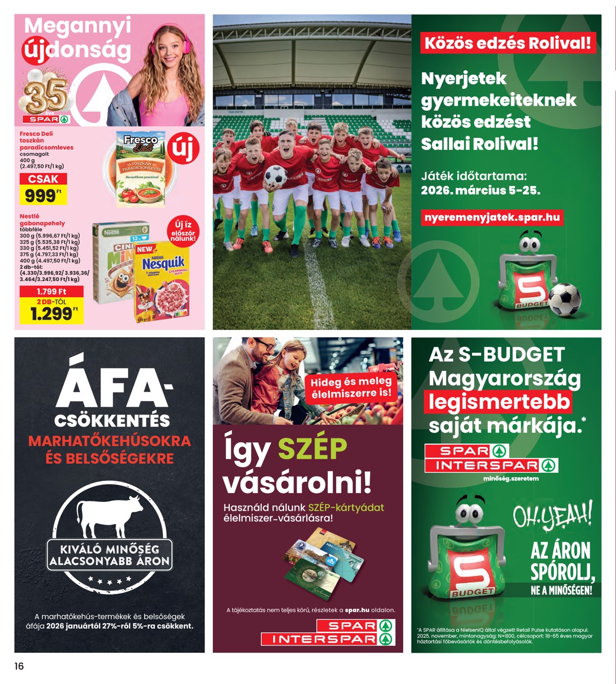spar - INTERSPAR akciós újság, érvényes 2026.03.12. - 2026.03.18. - page: 16