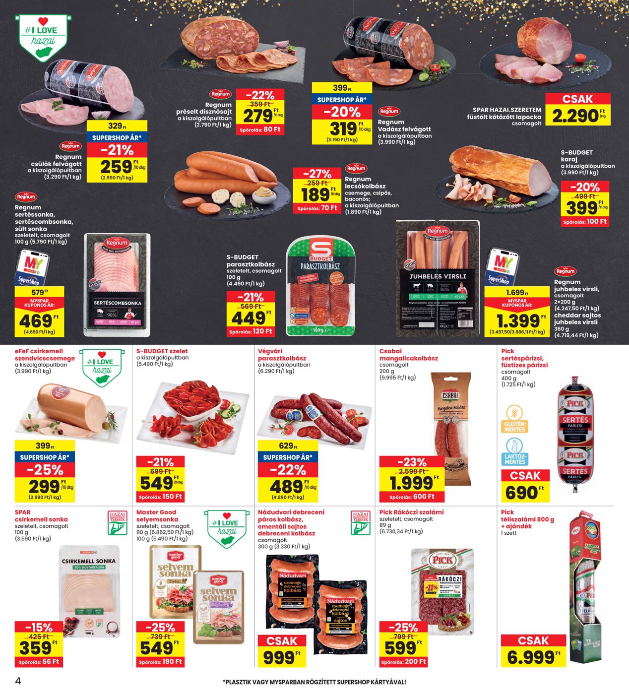 spar - INTERSPAR akciós újság, érvényes 2026.03.12. - 2026.03.18. - page: 4