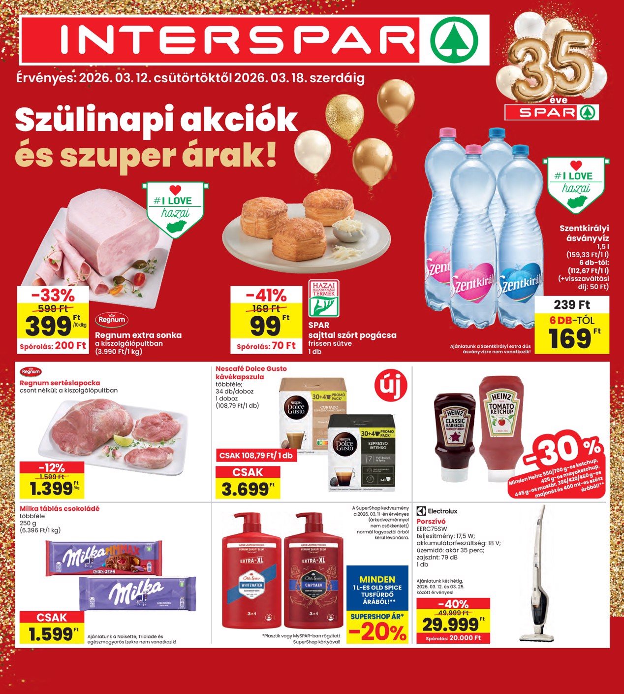 spar - INTERSPAR akciós újság, érvényes 2026.03.12. - 2026.03.18.