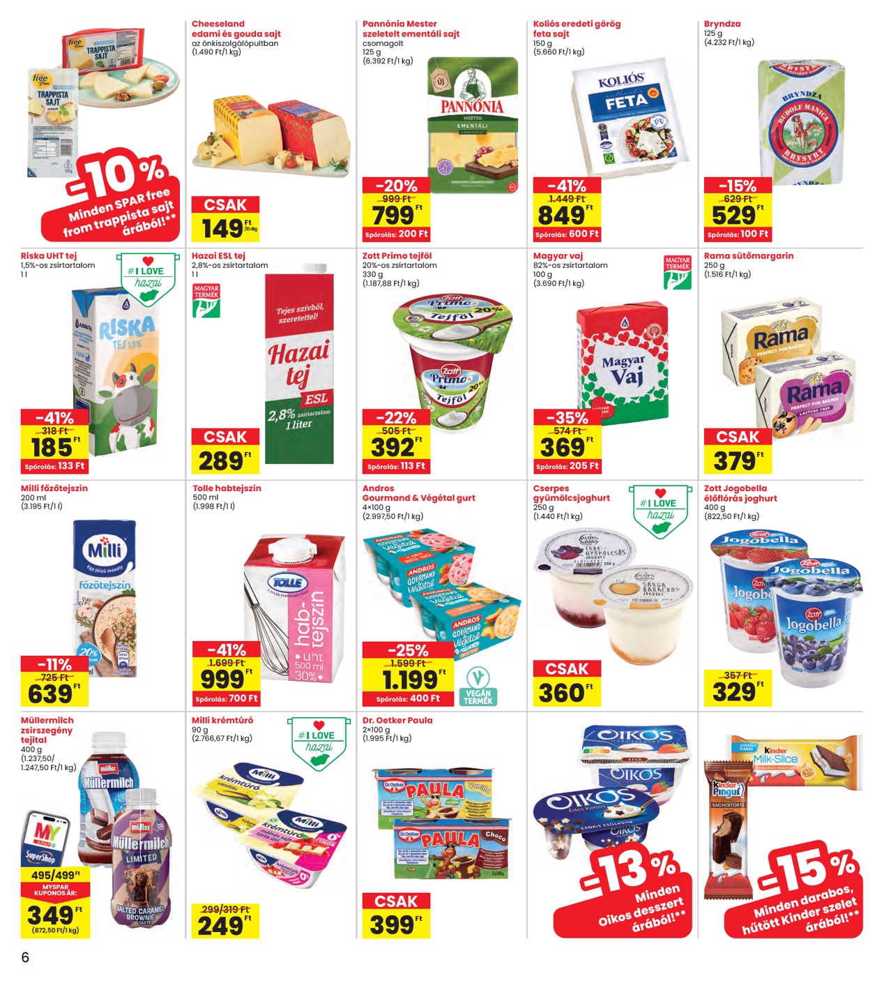 spar - INTERSPAR akciós újság, érvényes 2026.03.12. - 2026.03.18. - page: 6