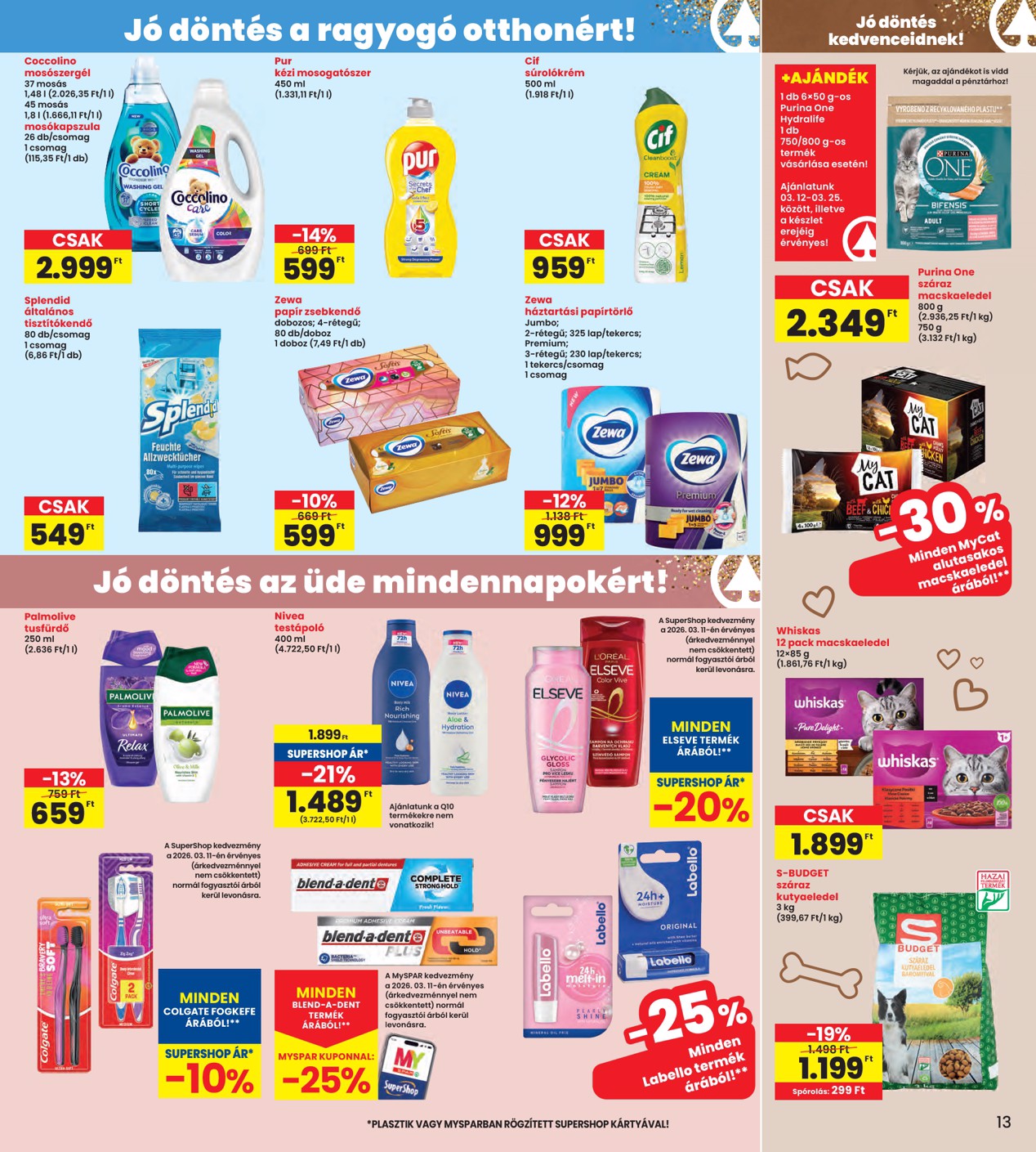 spar - INTERSPAR akciós újság, érvényes 2026.03.12. - 2026.03.18. - page: 13