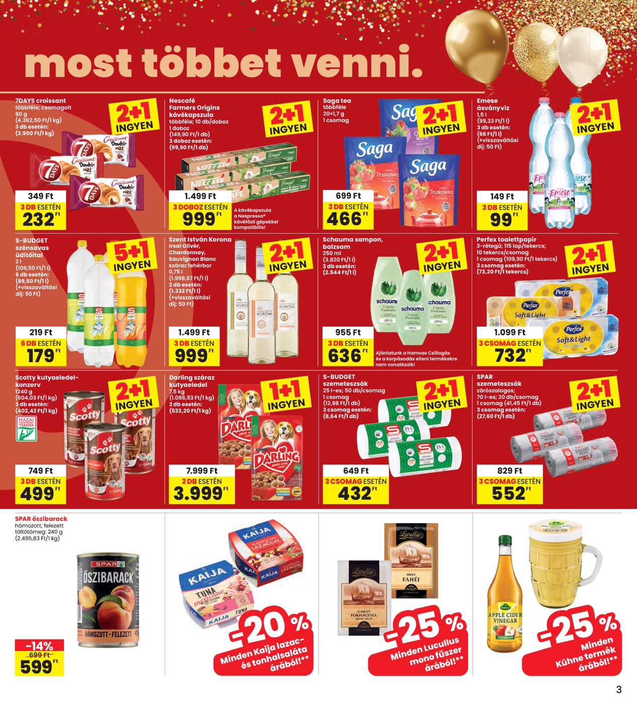 spar - INTERSPAR akciós újság, érvényes 2026.03.12. - 2026.03.18. - page: 3