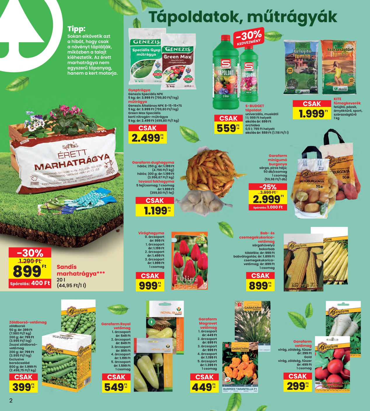 spar - INTERSPAR - Kert katalógus akciós újság, érvényes 2026.03.12. - 2026.03.25. - page: 2