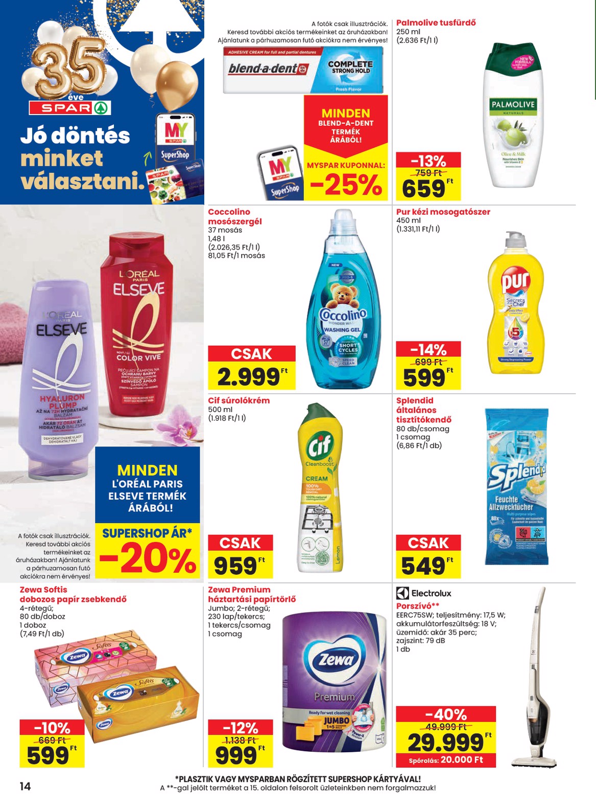 spar - SPAR akciós újság, érvényes 2026.03.12. - 2026.03.18. - page: 14