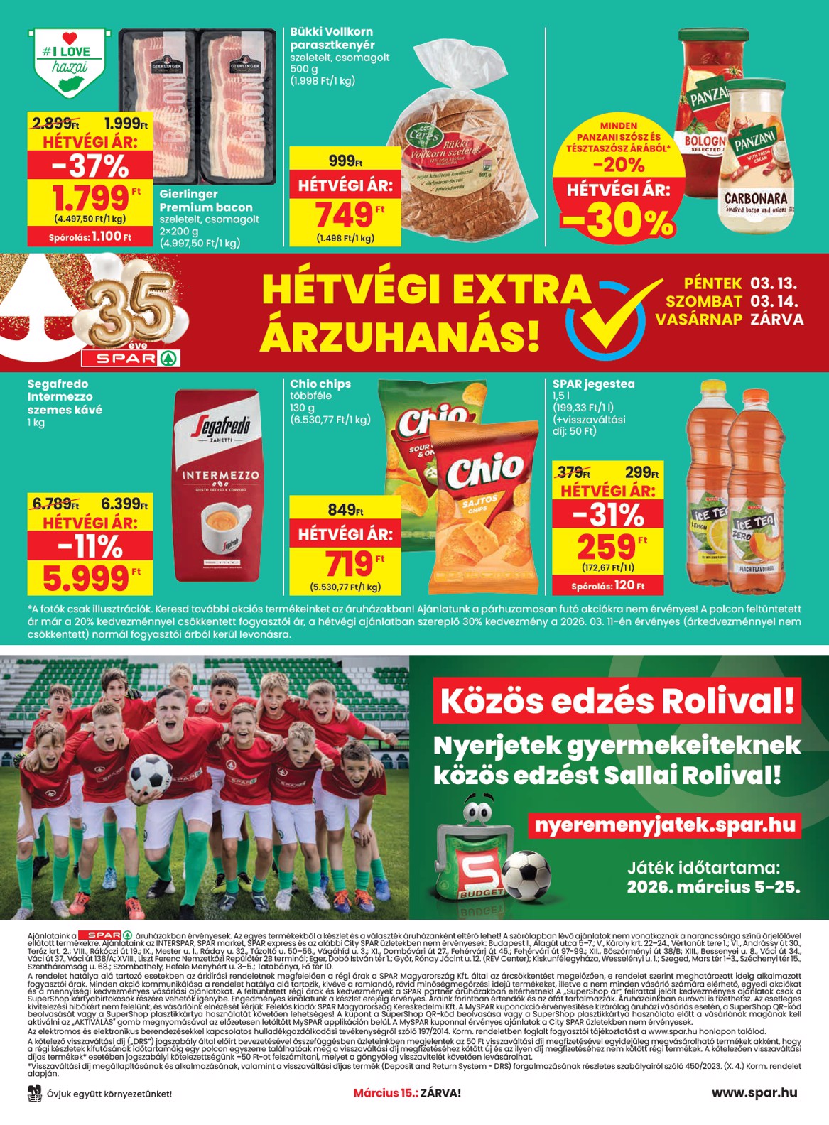 spar - SPAR akciós újság, érvényes 2026.03.12. - 2026.03.18. - page: 16