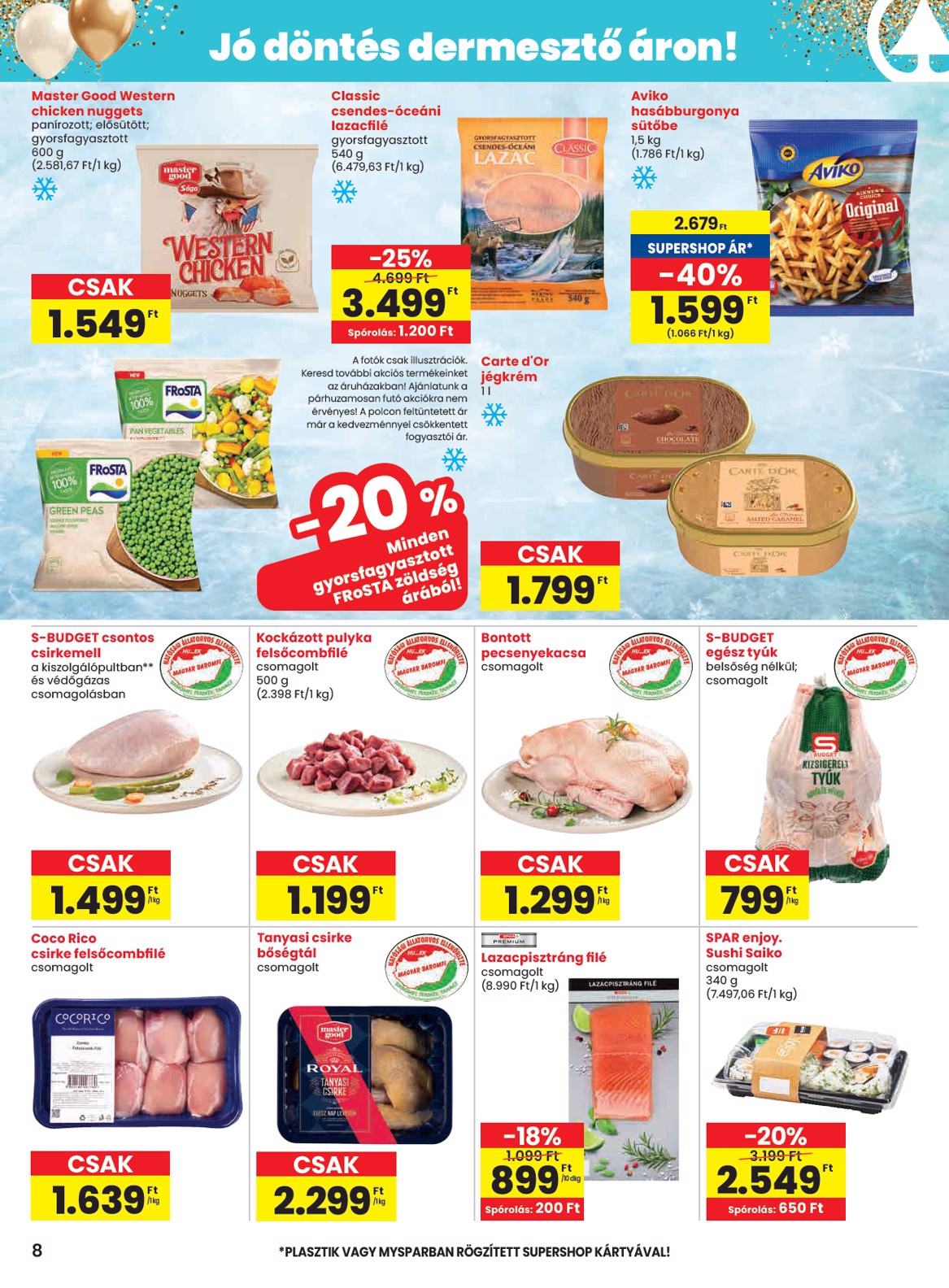 spar - SPAR akciós újság, érvényes 2026.03.19. - 2026.03.25. - page: 8