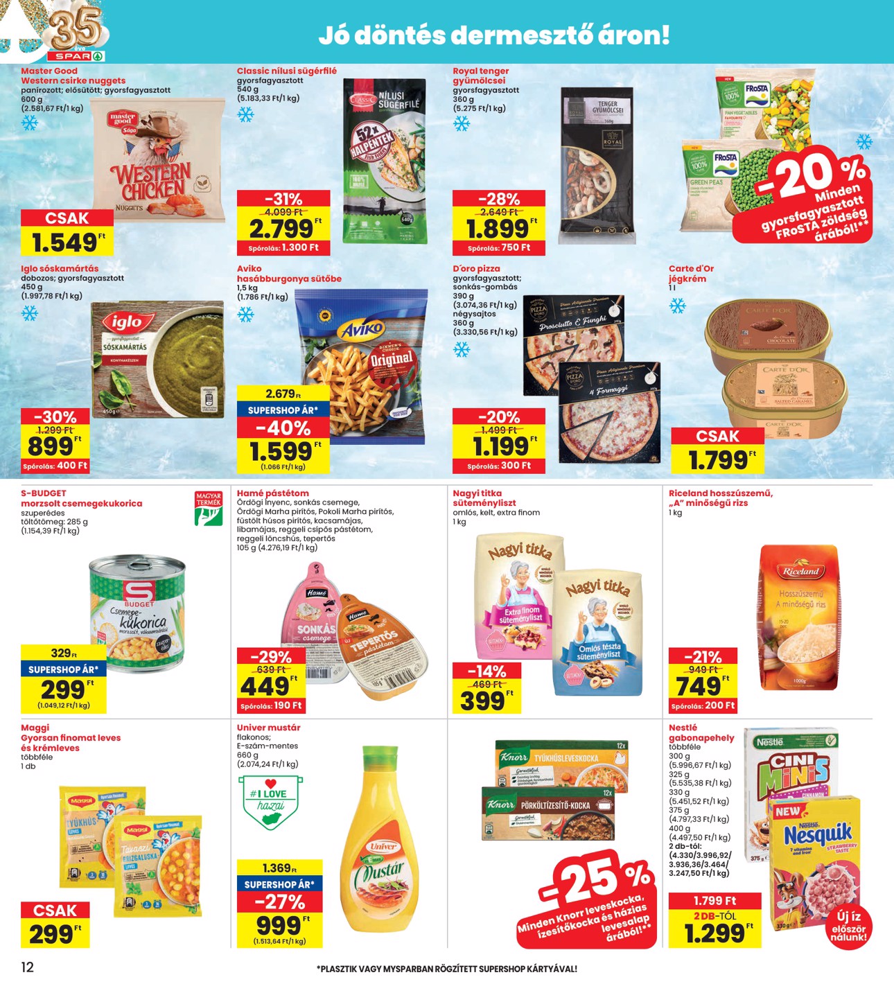 spar - INTERSPAR akciós újság, érvényes 2026.03.19. - 2026.03.25. - page: 12