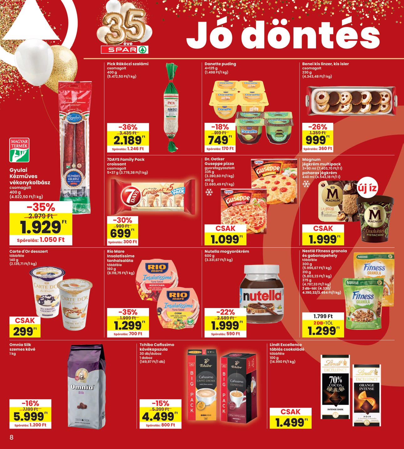 spar - INTERSPAR akciós újság, érvényes 2026.03.19. - 2026.03.25. - page: 8