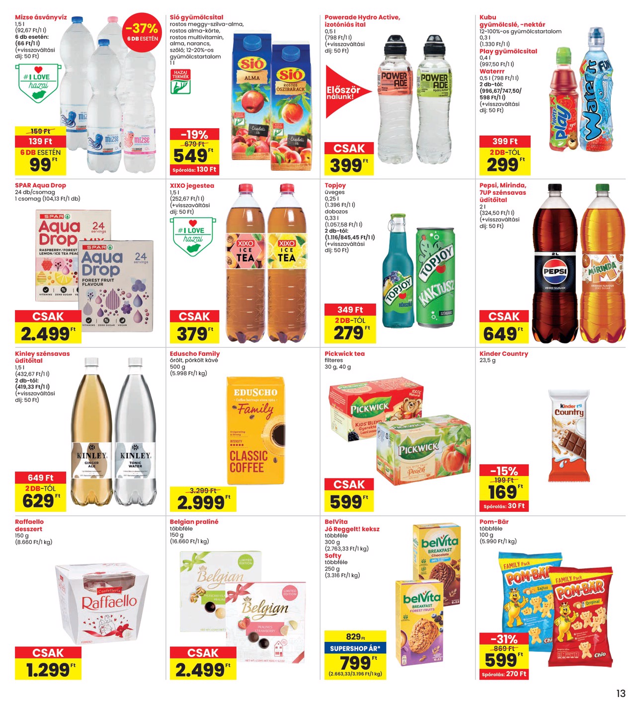 spar - INTERSPAR akciós újság, érvényes 2026.03.19. - 2026.03.25. - page: 13