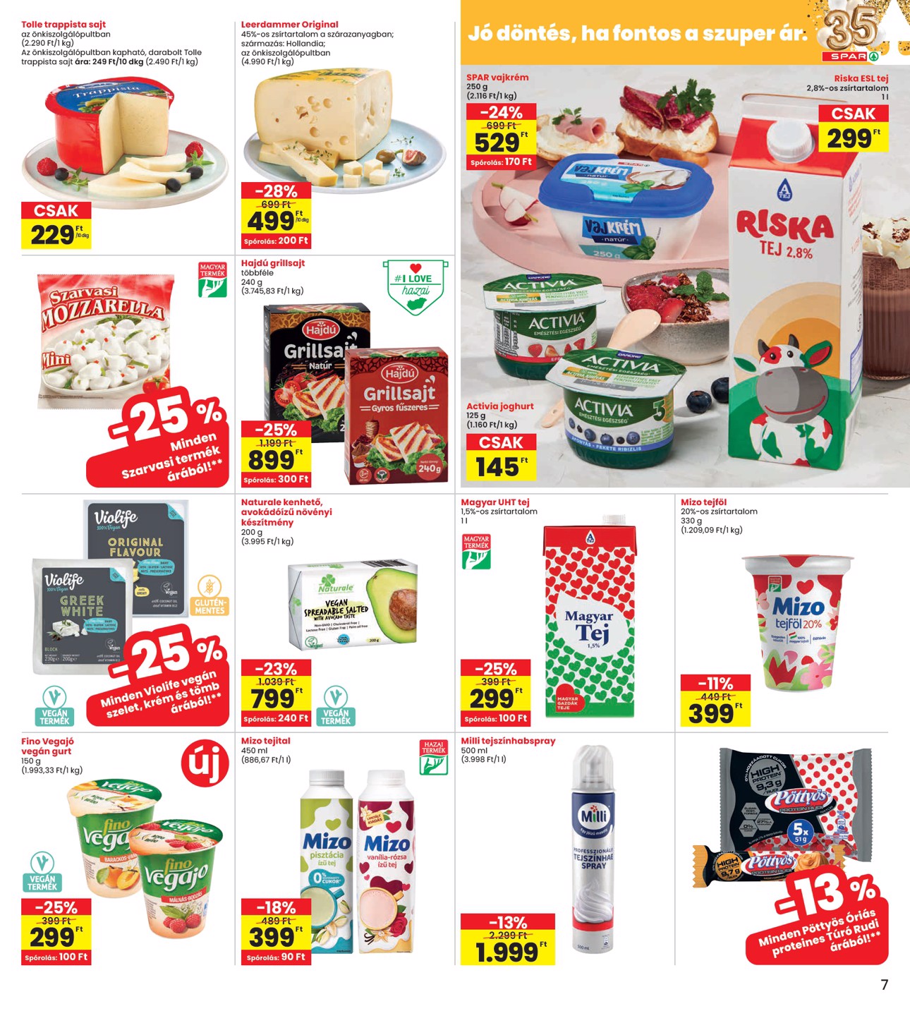 spar - INTERSPAR akciós újság, érvényes 2026.03.19. - 2026.03.25. - page: 7