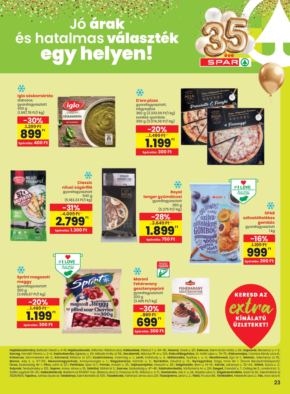 spar - SPAR - Extra akciós újság, érvényes 2026.03.19. - 2026.03.25. - page: 4