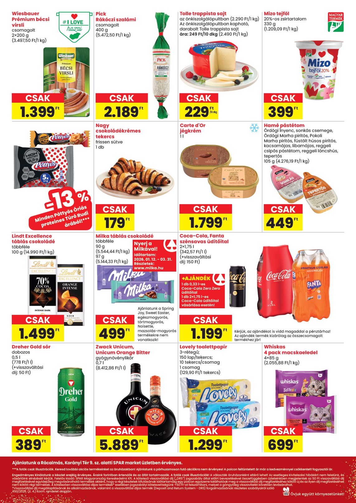 spar - SPAR - Rácalmás Korányi tér akciós újság, érvényes 2026.03.19. - 2026.03.25. - page: 2