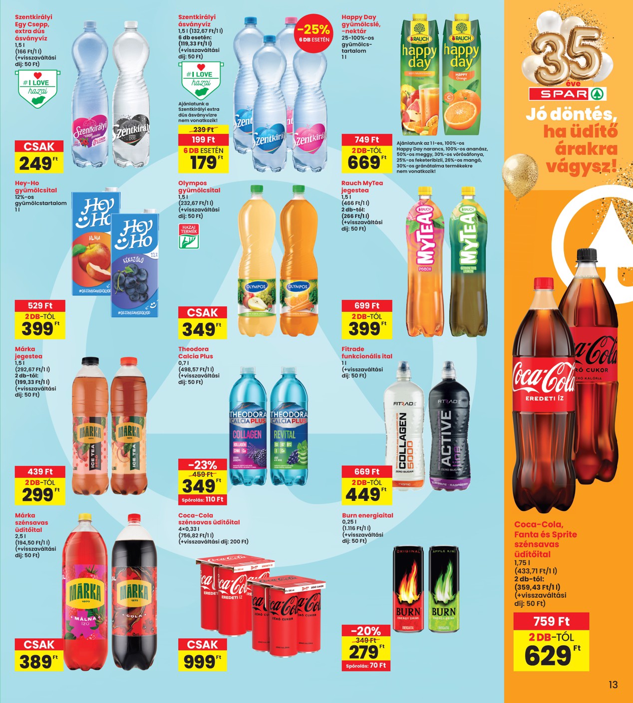 spar - INTERSPAR akciós újság, érvényes 2026.03.26. - 2026.04.08. - page: 13