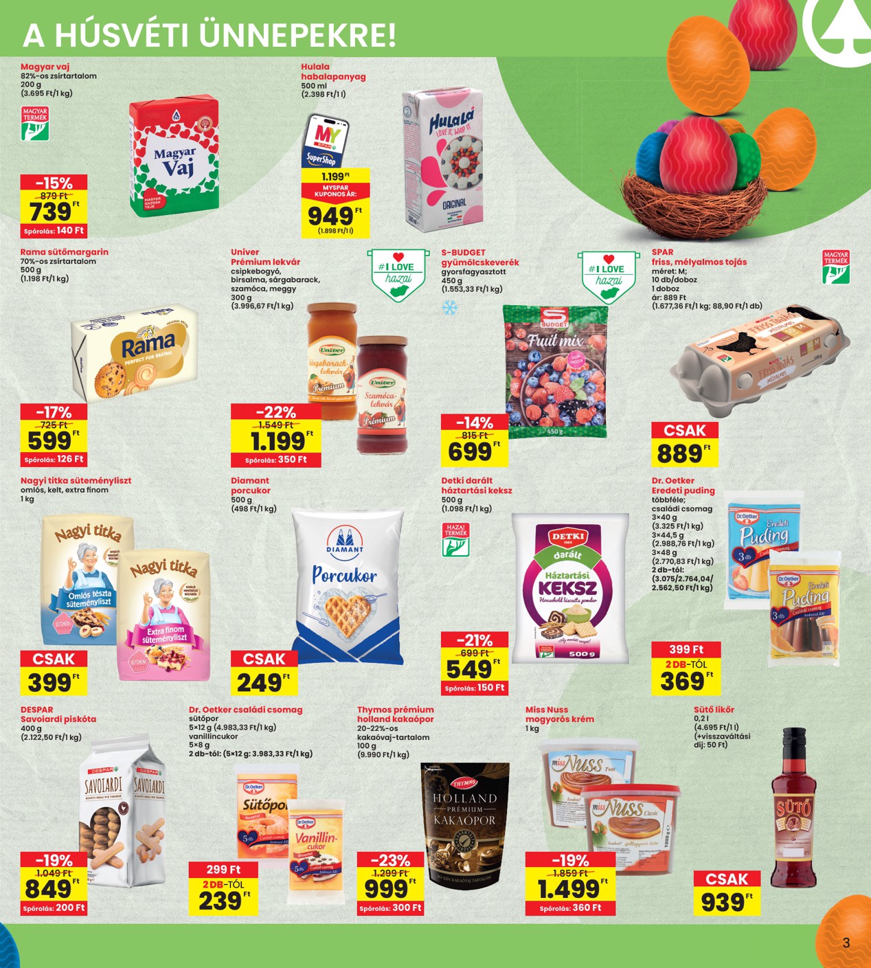 spar - INTERSPAR akciós újság, érvényes 2026.03.26. - 2026.04.08. - page: 3