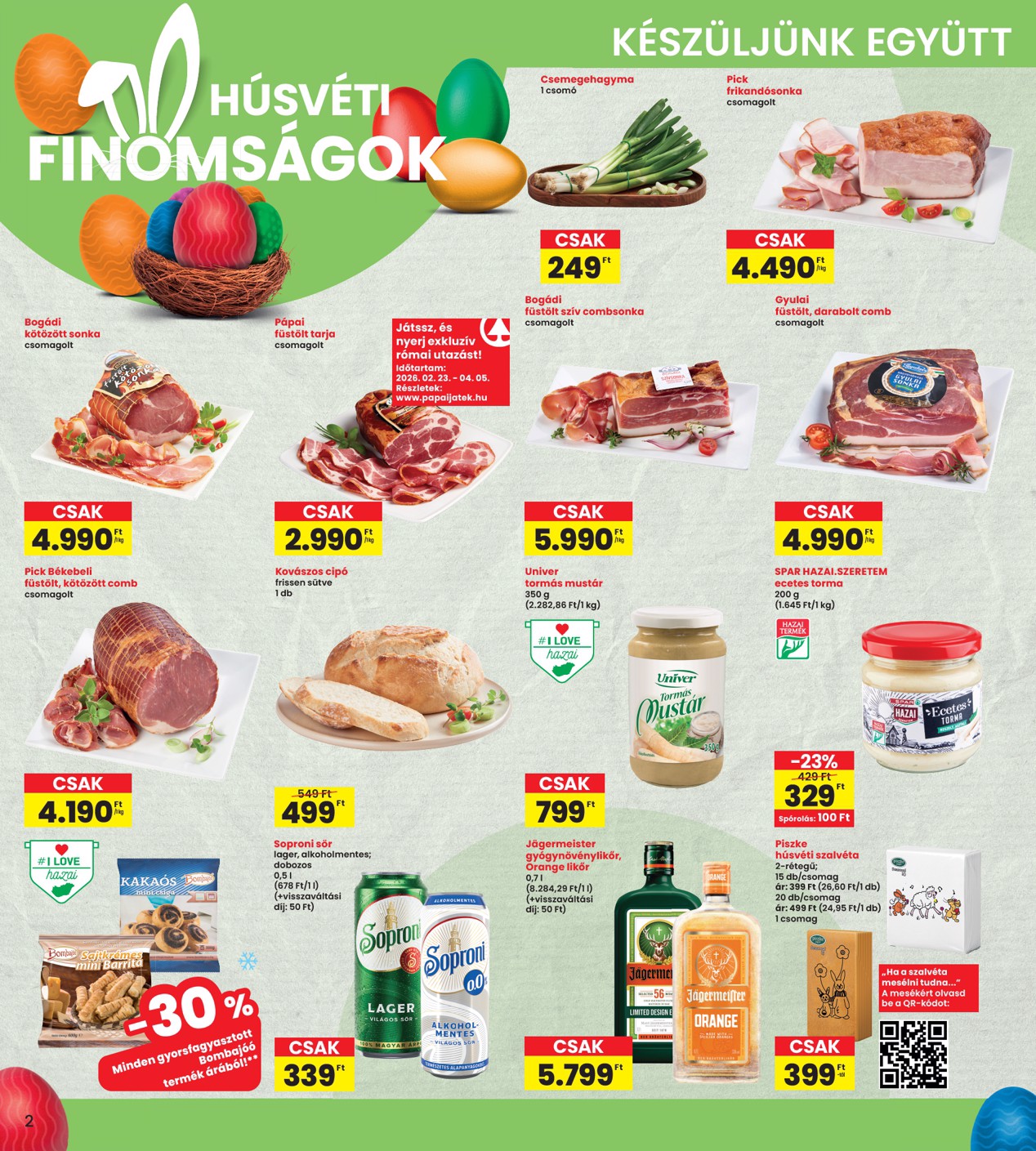 spar - INTERSPAR akciós újság, érvényes 2026.03.26. - 2026.04.08. - page: 2