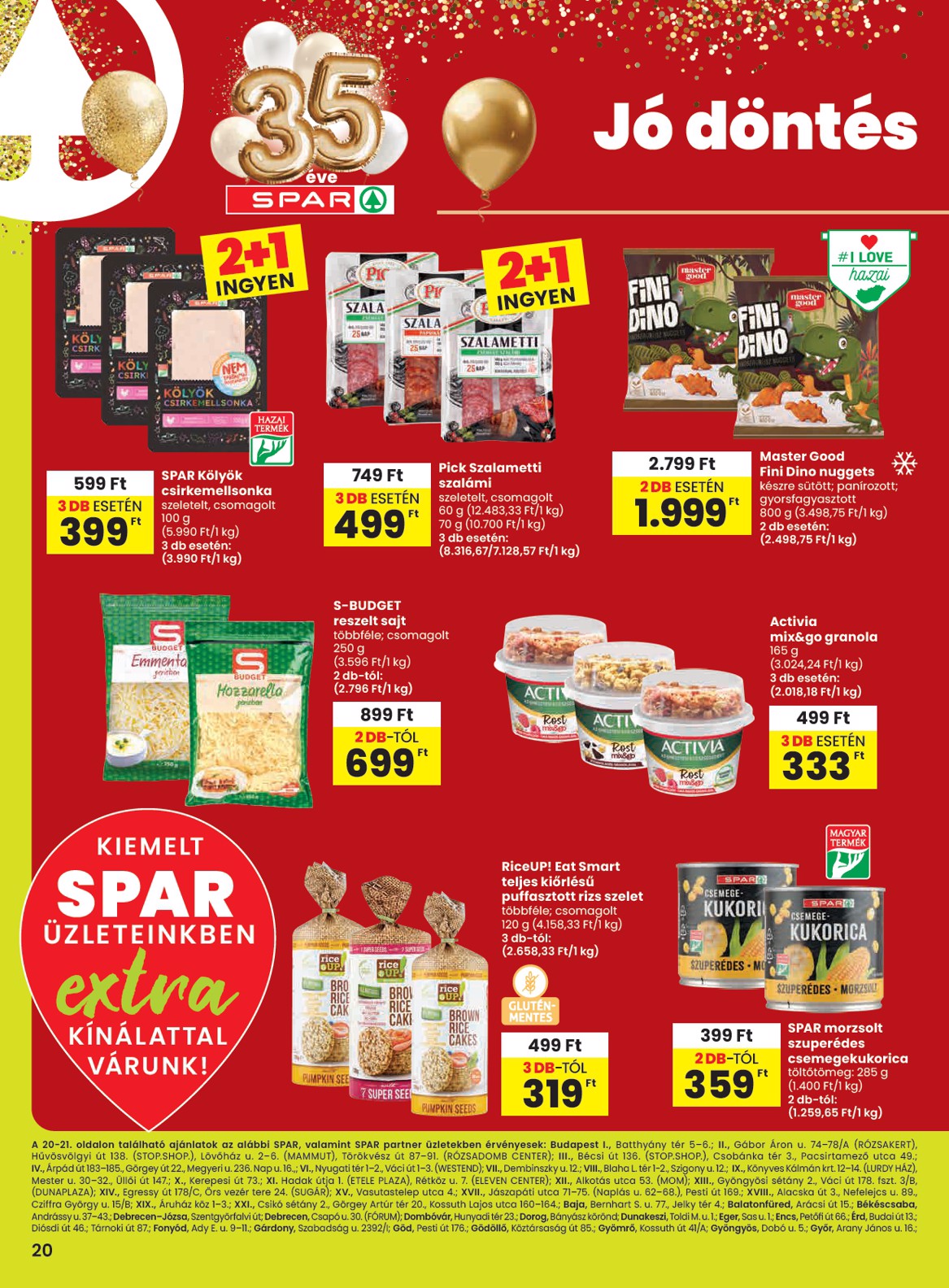 spar - SPAR - Extra akciós újság, érvényes 2026.03.26. - 2026.04.08.