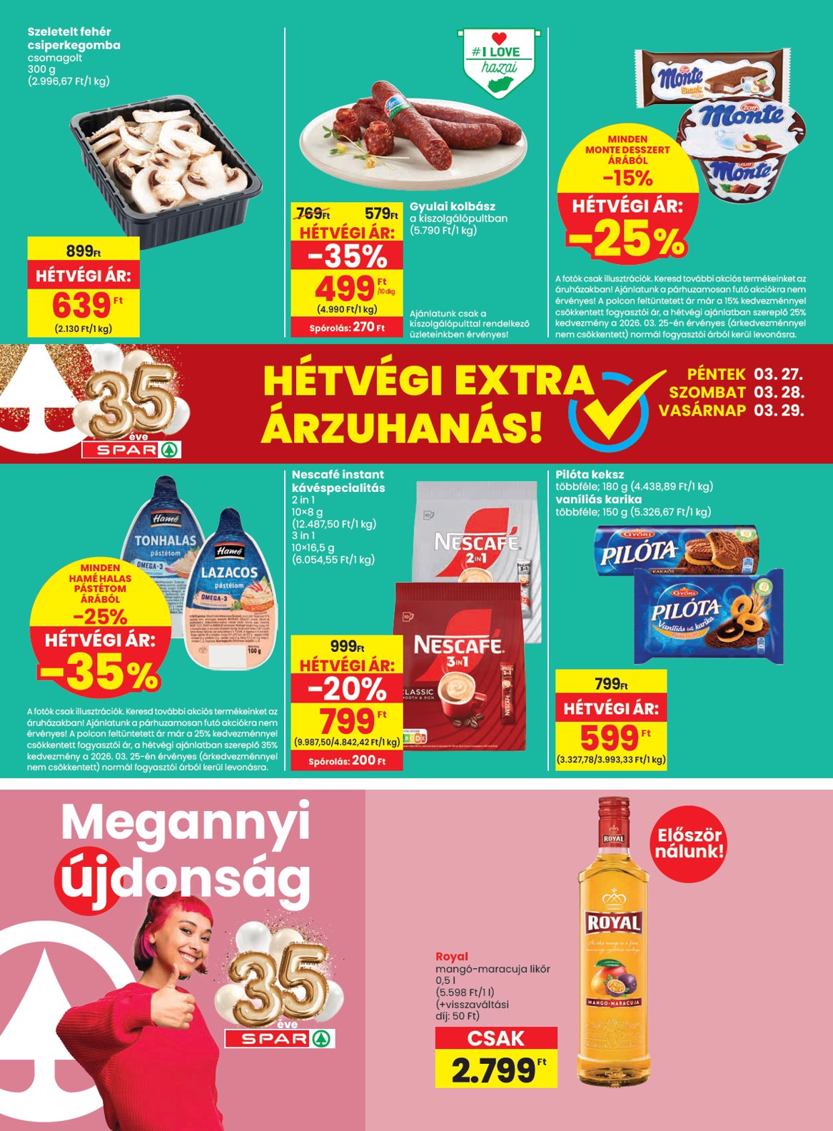 spar - SPAR akciós újság, érvényes 2026.03.26. - 2026.04.08. - page: 20