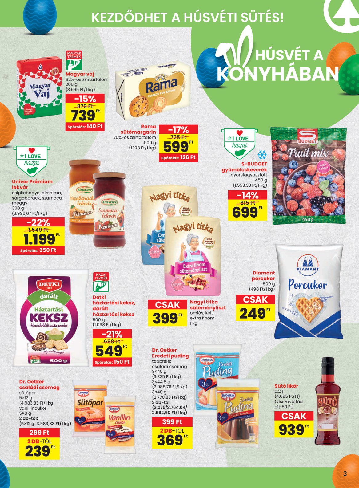 spar - SPAR akciós újság, érvényes 2026.03.26. - 2026.04.08. - page: 3