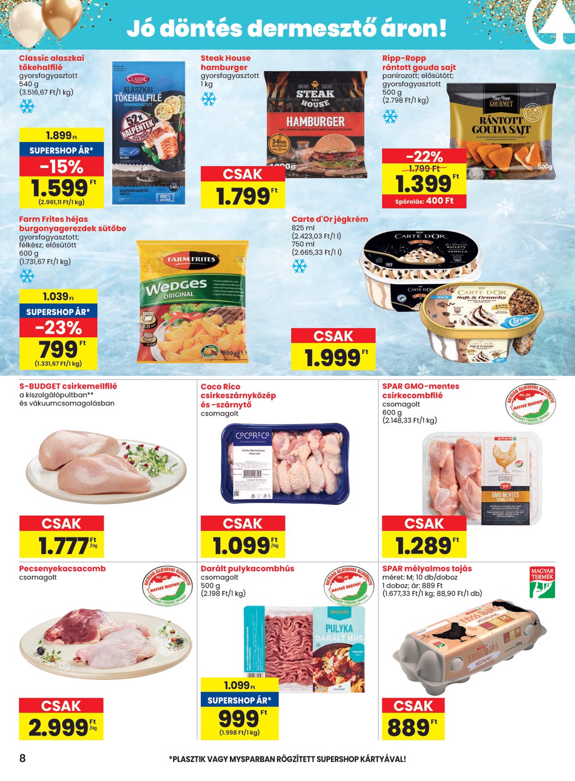 spar - SPAR akciós újság, érvényes 2026.03.26. - 2026.04.08. - page: 8