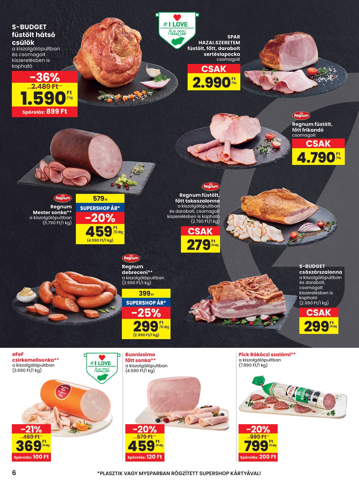 spar - SPAR akciós újság, érvényes 2026.03.26. - 2026.04.08. - page: 6