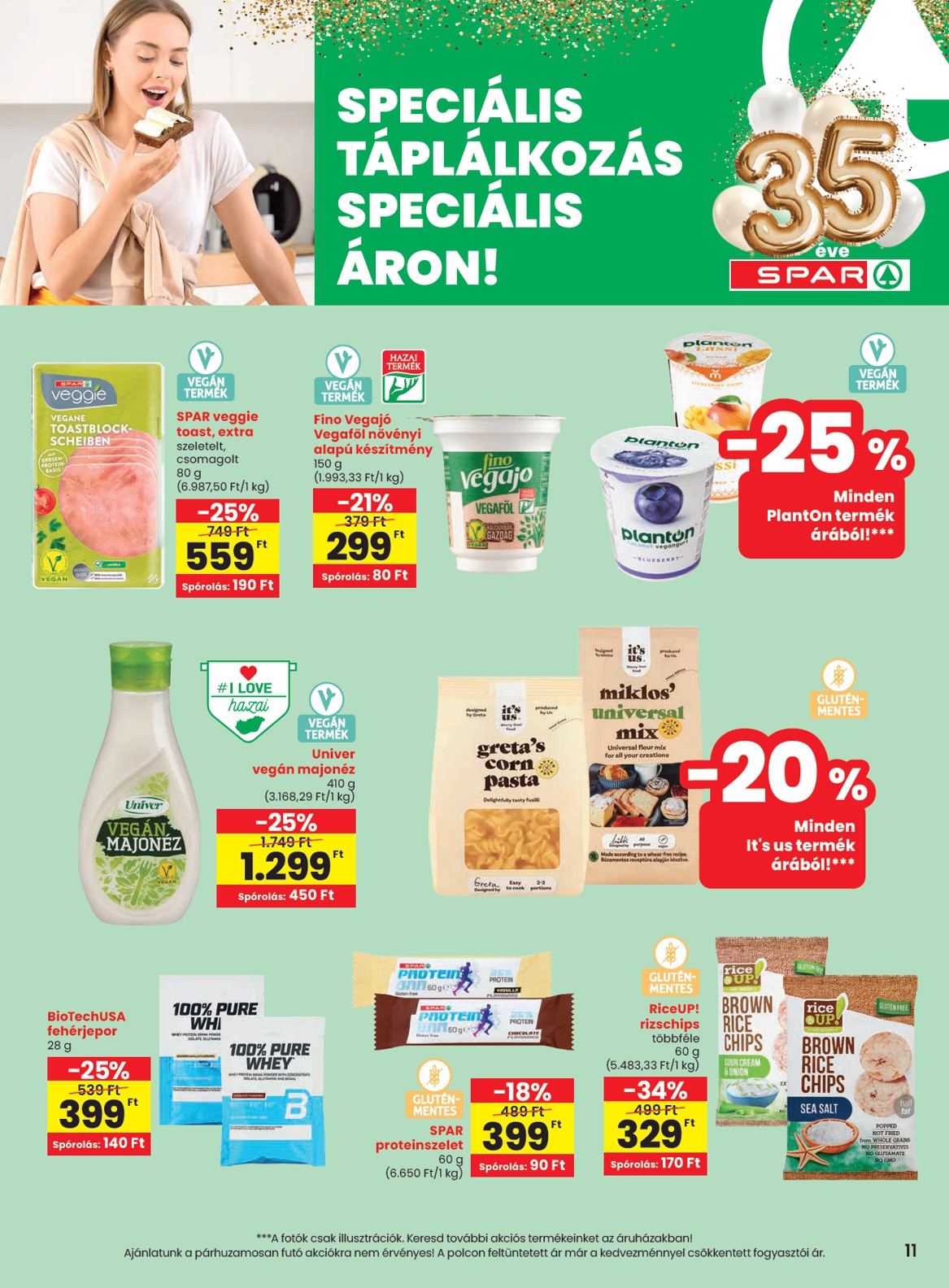 spar - SPAR akciós újság, érvényes 2026.03.26. - 2026.04.08. - page: 11