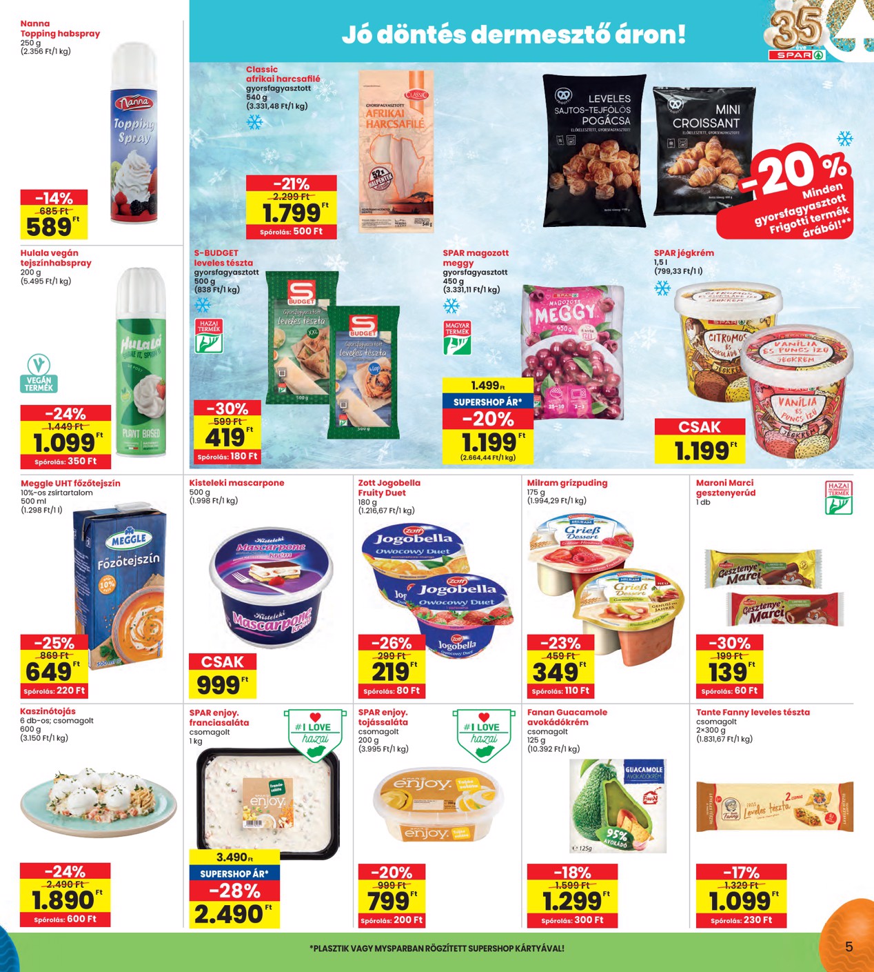 spar - INTERSPAR akciós újság, érvényes 2026.03.31. - 2026.04.08. - page: 5